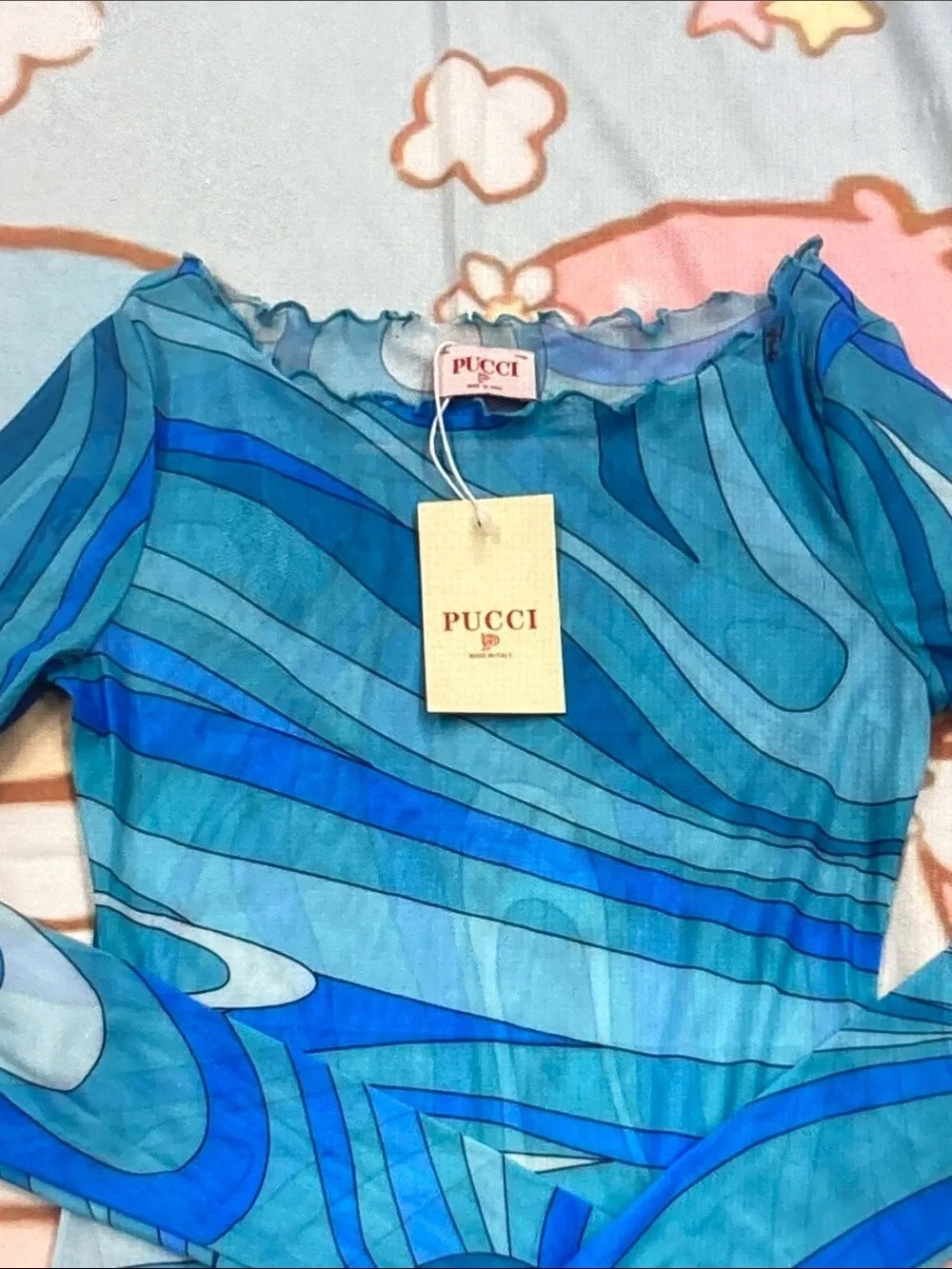 Emilio Pucci Turquoise & Blue Dress - Picture 3 of 10